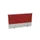 opzetpaneel bureau aanbouw achter MP-lichtgrijs BN4011-rood 1000mm