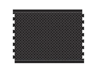 werkplek-vloerbedekking,kliksysteem,HxLxB 13x1200x900mm,rubber,genopt - 1