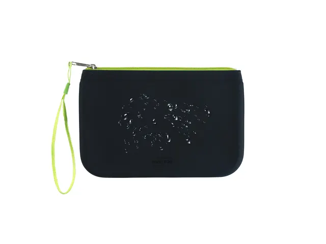 etui A6 Phat-Bag antraciet van siliconen met ritssluiting