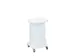 Support sac poubelle mobile Saekko Boy avec Couvercle 40L Blanc