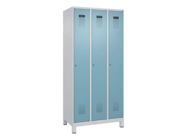 locker voor scheiding van kleding,HxBxD 1950x900x500mm,3vak