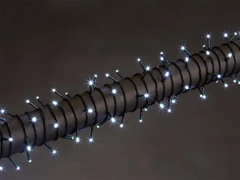 Stella LED - 40m - 600 Leds - WIT - Groene Kabel - 24 V