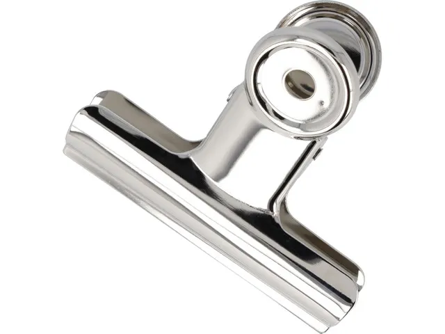 Pince Bulldog Westcott 75x17mm Métal argenté 10 pièces