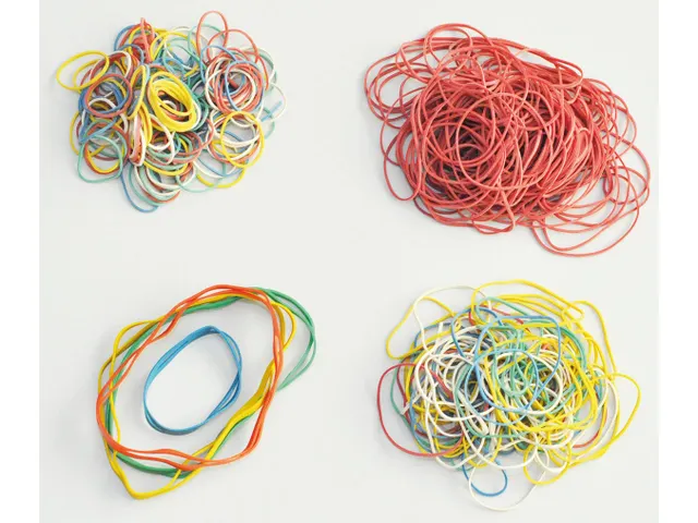 Elastieken 1,5mm 25g Gekleurd