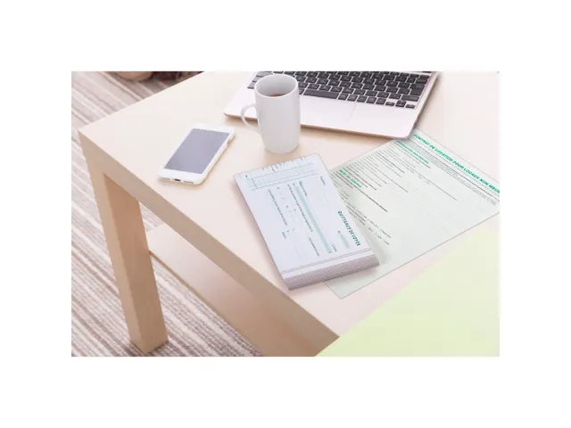 Bonboek Huurkwijting 10,1x16 ,5cm 50bl