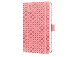 Weekagenda Flair A6 2026 (NL/FR/EN/DU) Rose Pink Hardcover