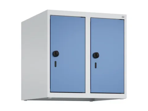 opzetkast,v. locker,2vak.,vak B 250mm,HxBxD 500x500x500mm,vleugeldeur