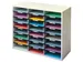 Casier Fellowes A4 24 cases 737x595x302mm gris clair