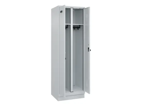 locker voor scheiding van kleding,HxBxD 1950x600x500mm,2vak