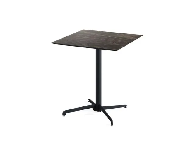 outdoortafel,HxBxD 740x700x700mm,rechthoekig,X-onderstel zwart