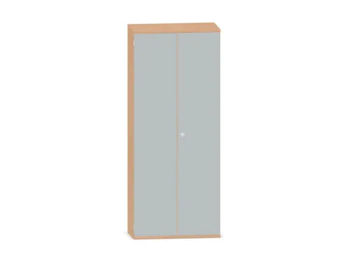 Kantoorkast 1920x800x430mm Decor Romp Beuken Decor Front Lichtgrijs