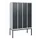 locker,HxBxD 1950x1200x500mm,4vak,vak B 300mm,draaigrendel