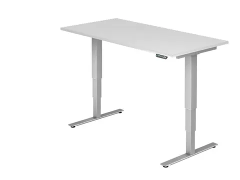 bureau assis-debout à régl. de haut. élec. HxlxP 630-1270x1600x800m