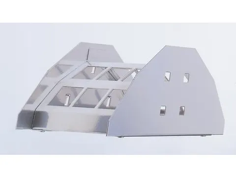 slanghouder,v. perfoplaat,BxD 230x125mm,RAL7016