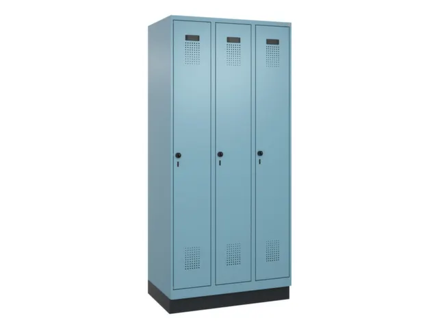 locker voor scheiding van kleding,HxBxD 1950x900x500mm,3vak