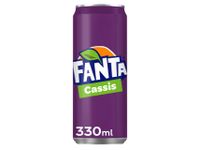 Frisdrank Fanta Cassis blikje 0.33l
