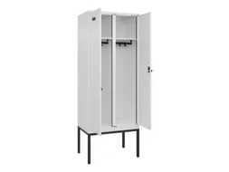 locker voor scheiding van kleding,HxBxD 2120x800x500mm,2vak