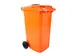 Container met rozet 240 Liter Oranje