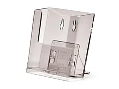 Folderhouder Balie of Wand 1x A6 Acrylglas Staand