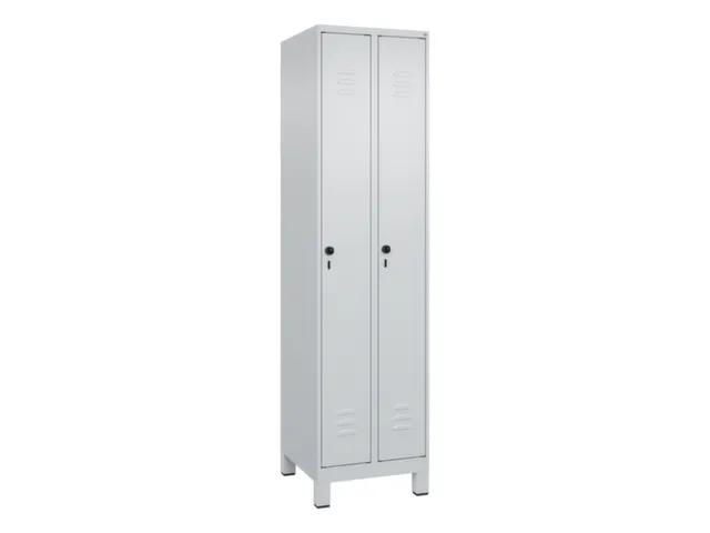 locker,HxBxD 1950x500x500mm,2vak,vak B 250mm,draaigrendel,voeten