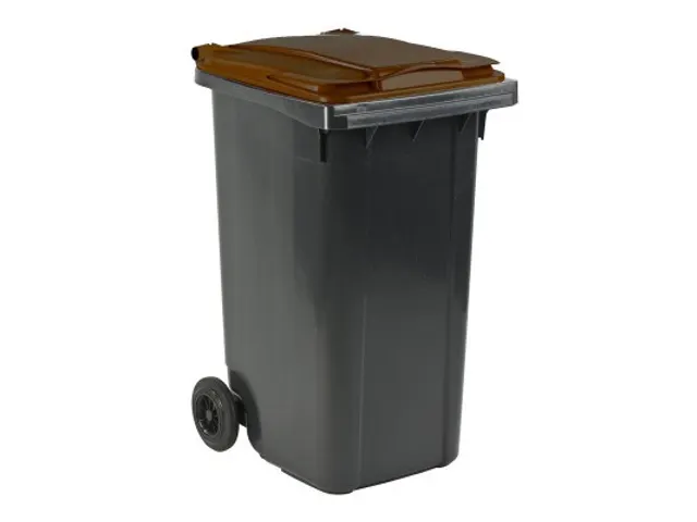 Mini-container 240 Liter Grijs Bruin
