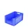 Euronorm Stapelkrat M. Grijpopening Pp 270x600x400mm Blauw