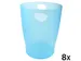 Set corbeilles à papier Ecobin x4 - Turquoise