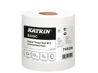 Katrin 74526 Handdoekrol Basic Centerfeed Midi 2-laags Wit - 1
