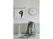 Wandklok NeXtime Big Stripe Ø20cm glas wit streepaanduiding