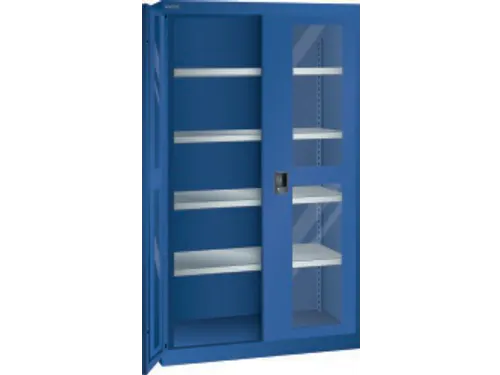 zwaarlastkast met openslaande deuren,HxBxD 1950x1100x641mm,lak RAL5010