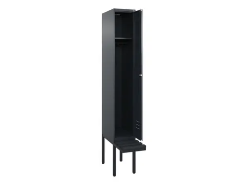 locker met bank,HxBxD 2120x300x815mm,1vak,vak B 300mm,cil.-slot