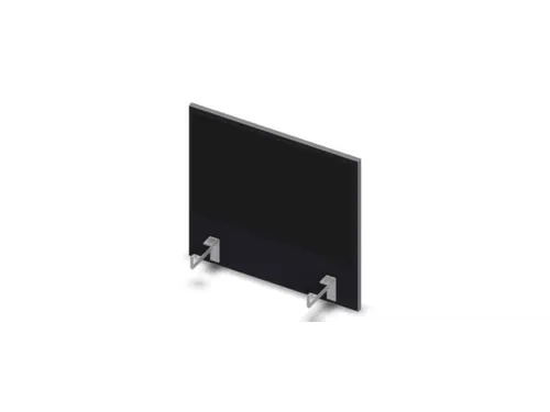 opzetpaneel,v. bureau,aanbouw aan de zijkant,B 600mm,MS-donkergrijs,