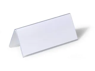 Tafelnaambord Durable 8050 61x150mm transparant - 2