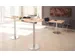 table haute,HxlxP 1116x800x800mm,carré,pied à disque chrome,tube ron