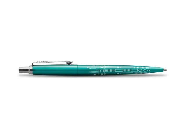 Stylo bille Parker Jotter Edition spéciale Miami Turquoise CT Medium