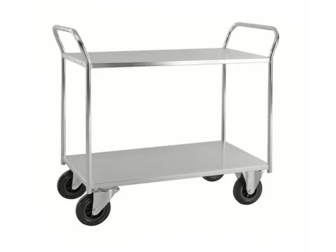 etagewagen,draagverm. 400kg,2etage(s),laadvl. LxB 940x440mm,staaletage