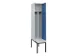 locker met bank,voor scheiding van kleding,HxBxD 2120x400x815mm,1vak