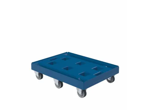 dolly,draagverm. 500kg,laadvl. LxB 814x612mm,platform doorbroken