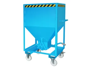stortgoedbak,HxLxB 1680x1115x780mm,600l,draagverm. 1350kg,wielen - 2
