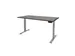 Bureau Assis-debout Dextro Plus Electrique 160x80 Chêne Logan-alu