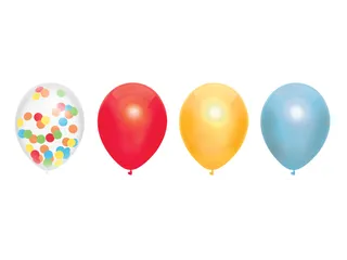 Ballonnen Haza Over The Rainbow 30cm 6 stuks assorti - 1