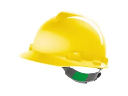 MSA V-Gard veiligheidshelm met Push-Key binnenwerk Geel