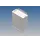 Aluminium Behuizing - WIT - 100x85.8x36.9mm - Met Flens