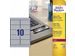 Ultra-sterke Etiket Avery L6012-20 96x50.8mm Zilver 200 Stuks - 2