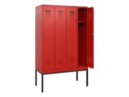 schoollocker,HxBxD 1950x1200x500mm,4vak,vak B 300mm,cil.-slot