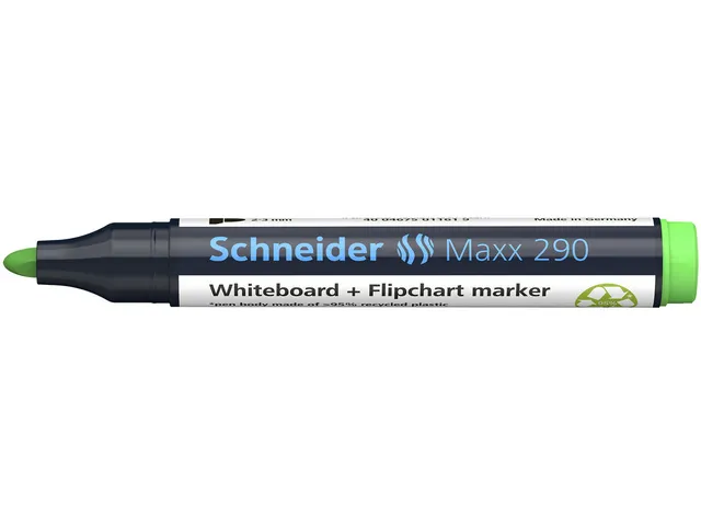 Boardmarker Schneider Maxx 290 ronde punt licht groen 2-3mm