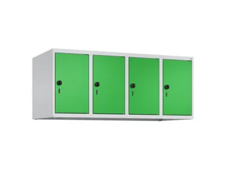 opzetkast,v. locker,4vak.,vak B 300mm,HxBxD 500x1200x500mm - 2