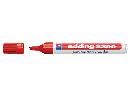 Viltstift Edding 3300 Schuin Rood 1-5mm