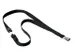 Textielkoord Durable 8127 met karabijnhaak soft colour zwart