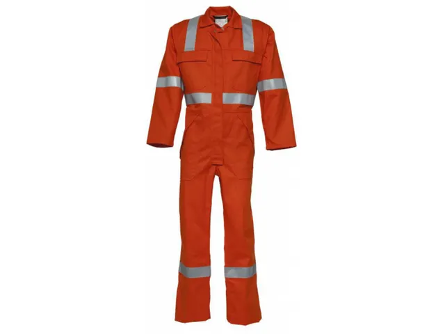 Havep 20330 Amerikaanse overall, oranje/marineblauw, maat 54, per stuk